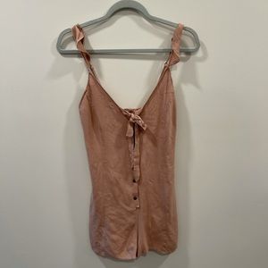 One The land beige romper
